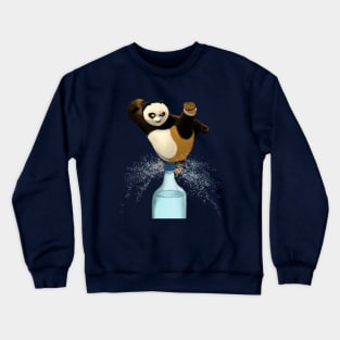 Bottle Cap Challenge Bottle Panda T-Shirt Crewneck Sweatshirt